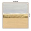 Amanti Art Abstract Gold Beach IV by Chris Paschke Canvas Wall Art Print Framed 22 x 22-in. - 4 of 4