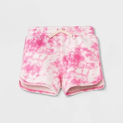 Baby Dolphin Hem Knit Shorts - Cat & Jack™ Light Pink 0-3M