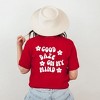 Simply Sage Market Women's Good Daze On My Mind Flowers Front and Back Design Short Sleeve Graphic Tee - 3 of 4