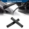 Unique Bargains 3/8" 10mm Universal Brake Lever Cover Non Slip Rubber for Motorcycle Scooter Bicycle Bike 1pair - 2 of 4