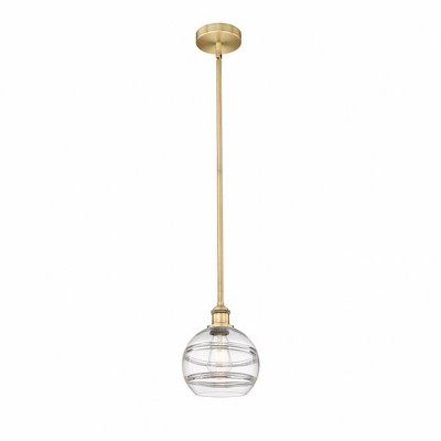 Rochester - 1 Light Stem Hung Mini Pendant In Industrial Style-9.38 Inches Tall and 8 Inches Wide