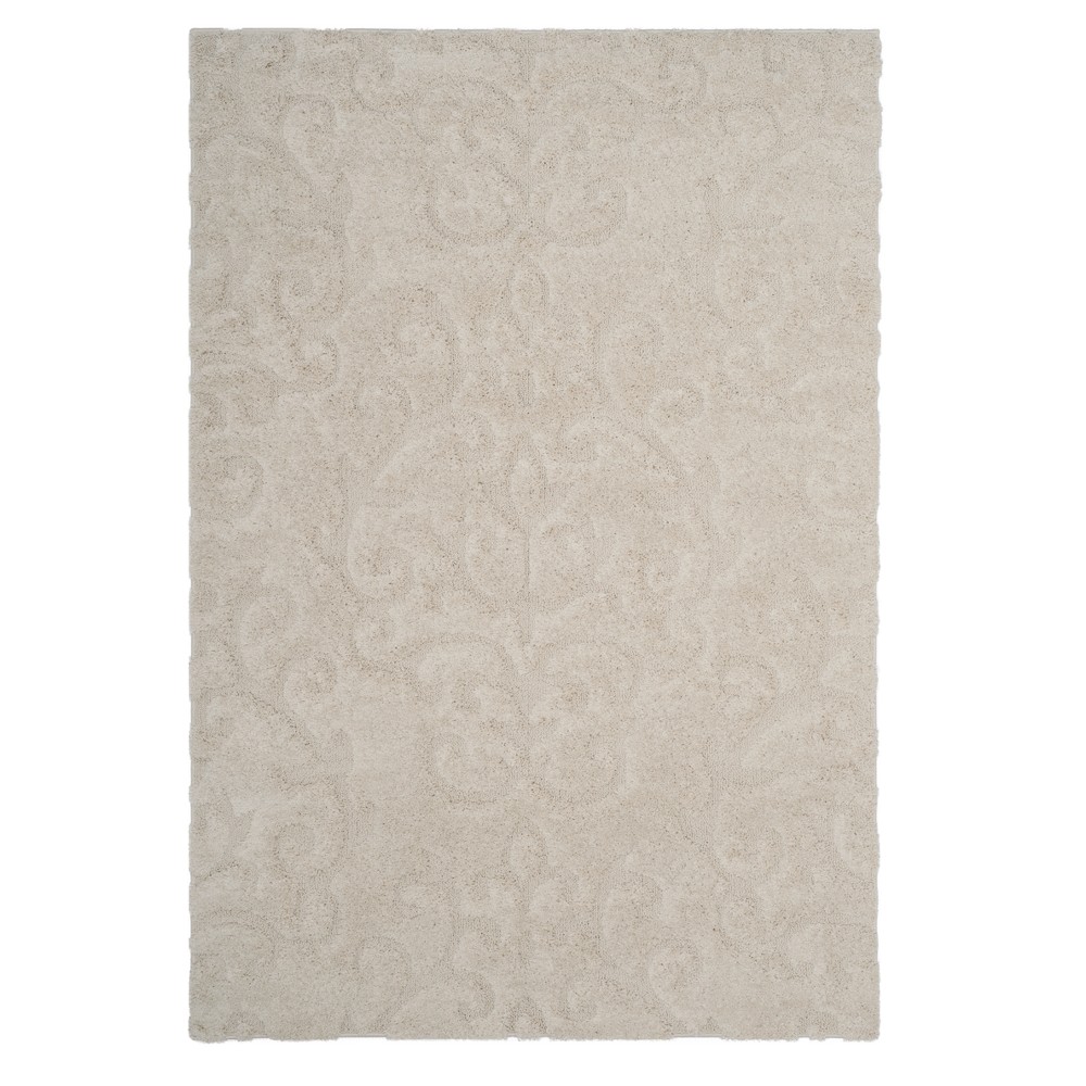 5'3inx7'6in Lindell Loomed Rug Cream/Cream - Safavieh