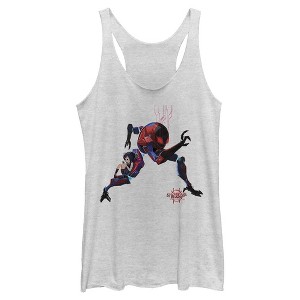 Women's Marvel Spider-Man: Into the Spider-Verse Peni Parker Suit Racerback Tank Top - 1 of 3