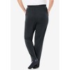 Woman Within Plus Size Petite 7-Day Knit Straight Leg Pant - 3 of 4