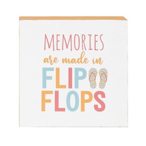 C&F Home Memories Flip Flops Shelf Block - 1 of 4