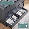 SinCiDo Modern 47" Wide Bedroom Dresser w/ 6 Drawers Dressers Hests of Drawers w/ Curved Profile Design,for Closet for Bedroom,Living Room - 4 of 4