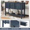 Lyngins Sideboard Buffet Cabinets with 2 Drawers,2 Doors,Iron Handles,Bottom Shelf,Coffee Bar Cabinets,Credenzas for Kitchen,Entryway - 4 of 4