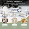 WestinTrends All-Weather Outdoor Patio Round Poly Adirondack Side Table - 3 of 4