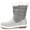 Journee Collection Womens Marie Tru Comfort Foam Block Heel Winter Boots Grey 6 - 2 of 4