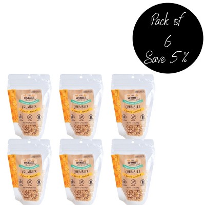 The Gourmet Granola 2.4 oz Lemon Almond Crumbles Gluten, Soy, & Dairy Free - Pack of 6