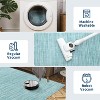 coucheta Washable Area Rugs, Modern Solid Color Print Non Slip Stain Resistant Low Pile Foldable Carpet, for Living Room, Bedroom, Dining Room - 3 of 4