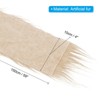 Unique Bargains DIY Crafts Halloween Gnome Beard Fluffy Plush Faux Fur Ribbon - 2 of 4