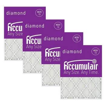 Accumulair 4pk MERV 13 Diamond Filters