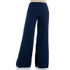 24seven Comfort Apparel Women's Maternity Comfortable Lounge Pants-Navy-1X - 3 of 4