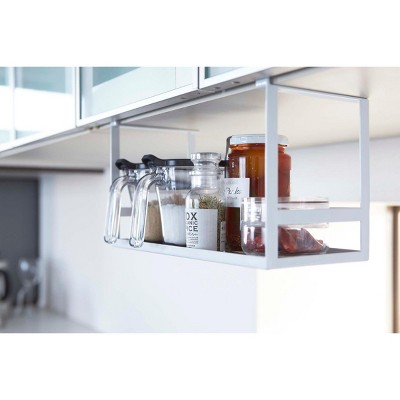 Black Steel Under Shelf Spice Rack and Organizer