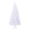 vidaXL Christmas Tree Decoration Artificial Xmas Tree with Stand Branches - White 8 x 4 ft - 3 of 4