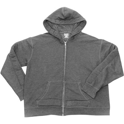 Covered In Comfort Weighted Hooded Sweatshirt, Medium, Gray