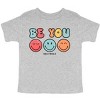 The Juniper Shop SmileyWorld Be You Groovy Toddler Short Sleeve Tee - 2 of 4