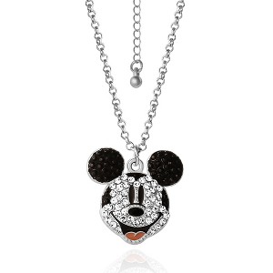 Disney Mickey Mouse Pave Necklace - 1 of 2