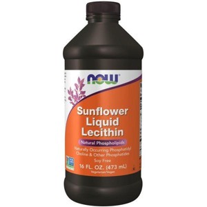 Sunflower Liquid Lecithin by Now Foods  -  16 oz Oil - 1 of 3