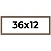 PosterPalooza | Panoramic Sculpted Silver Picture Frame - UV Acrylic, Foam Board Backing, Hanging Hardware - 2 of 4