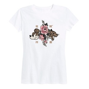 Women's - Disney - Mickey Year of The Tiger Design Short Sleeve Graphic T-Shirt - 1 of 4