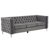 85 in. Square Arm 3-Seater Removable Cushions Sofa - Morden Fort - 3 of 4