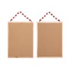 Transpac MDF Candy Cane Stripe Wall Decor Set of 2 Christmas Home Decorations - 2 of 3