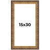PosterPalooza | Panoramic Museum Gold Picture Frame - UV Acrylic, Foam Board Backing, Hanging Hardware - 2 of 4