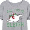 Women's - Frosty The Snowman - Christmas Oversized Graphic T-Shirt - 2 of 4