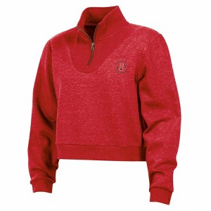 NCAA NC State Wolfpack Women's Quarter Zipped Sweatshirt - 1 of 3