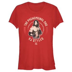 Juniors Womens WWE AJ Styles The Phenomenal One T-Shirt - 1 of 4