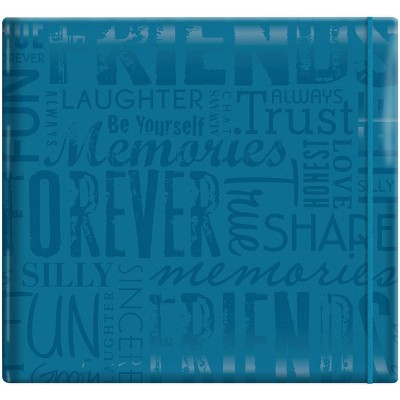 MBI Gloss Post Bound Album 12"X12"-Friends - Teal