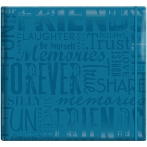 MBI Gloss Post Bound Album 12"X12"-Friends - Teal - 1 of 1