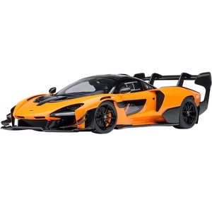 McLaren Senna GTR Orange with Black Top 1/18 Model Car by Autoart