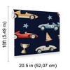 Veer Decor Vintage Race Cars Peel and Stick Wallpaper - 2 of 4