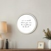Creative Products Be Kind in this World 20 x 20 Round White Framed Print - 4 of 4