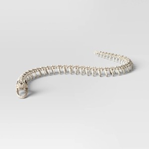 44" Snake Skeleton Halloween Decorative Prop - Hyde and EEK! Boutique™: Indoor/Outdoor Use - 1 of 3