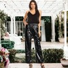 Anna-Kaci Women's Sparkly Sequin Flare Wide Leg Pants - 4 of 4