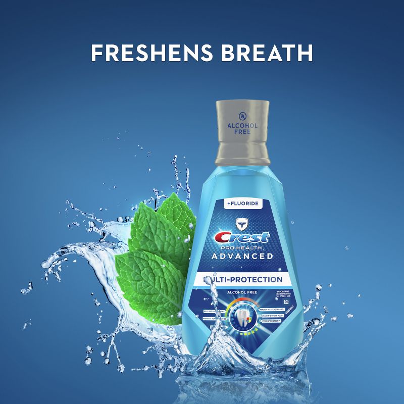 Crest Pro-Health Advanced Mouthwash Multi-Protection Fresh Mint - 2pk, 5 of 12