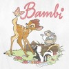 Women's Bambi Flower, Thumper and a Butterfly T-Shirt - 2 of 4