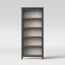 72" Carson 5 Shelf Bookcase Gray - Threshold™