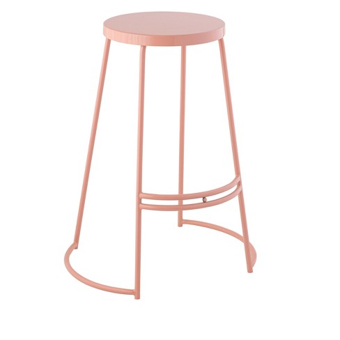 JONATHAN Y Hula Modern Designer Iron Curved Backless Bar Stool - image 1 of 4