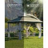 11x11ft Pop Up Gazebo Tent with Mosquito Netting, Outdoor Canopy Shelter Easy Setup, Water & UV Resistant - 4 of 4