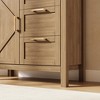 Zstar Buffet Cabinet Sideboard with Storage, Accent Storage Cabinet,Modern Buffet with Adjustable Shelves for Entryway Living Room Kitchen - 4 of 4