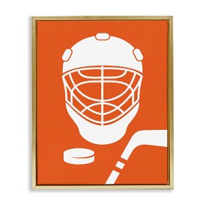 Stupell Industries Minimal Ice Hockey Gear, 25" x 31" - 1 of 4