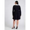 ELOQUII Collared Sweater Dress With Buttons - 4 of 4
