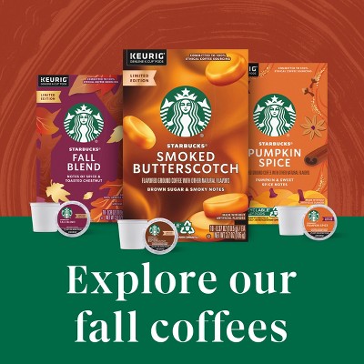 Starbucks Pumpkin Spice Flavored Light Roast Keurig K-Cup Coffee Pods - 22ct