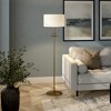 Hudson and Canal 63" Tall Floor Lamp with Drum Fabric Shade - 4 of 4