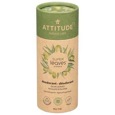 Attitude Deodorant Spr/lv Olive Leaves 1 Each-3 OZ